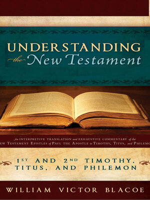 cover image of Understanding the New Testament